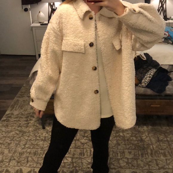 SHEIN Jackets & Blazers - Oversized sherpa shacket